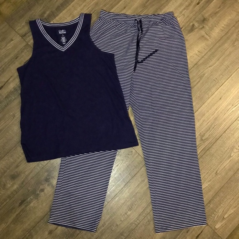 NWOT Women’s Croft & Barrow Navy Blue Sleepwear Set, size Small